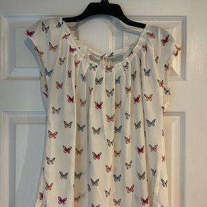 Lauren Conrad Butterfly Blouse